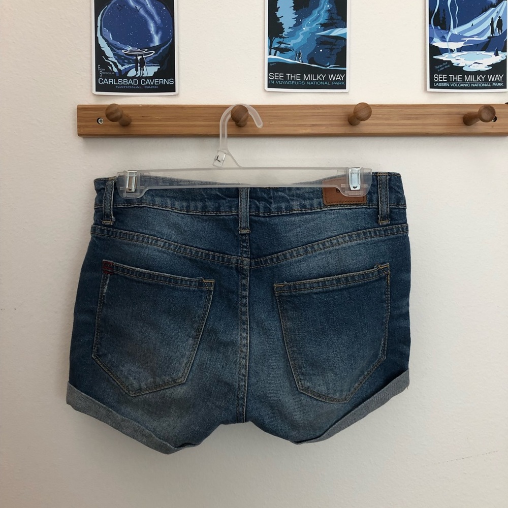 BDG mid rise denim shorts